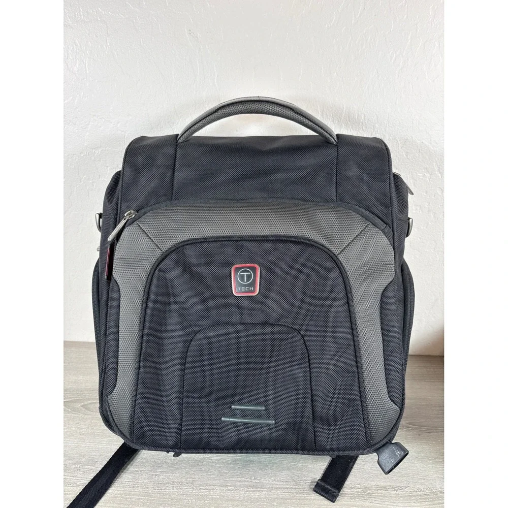Tumi T-Tech Essential Gear Convertible Backpack Laptop Messenger Bag 67189D